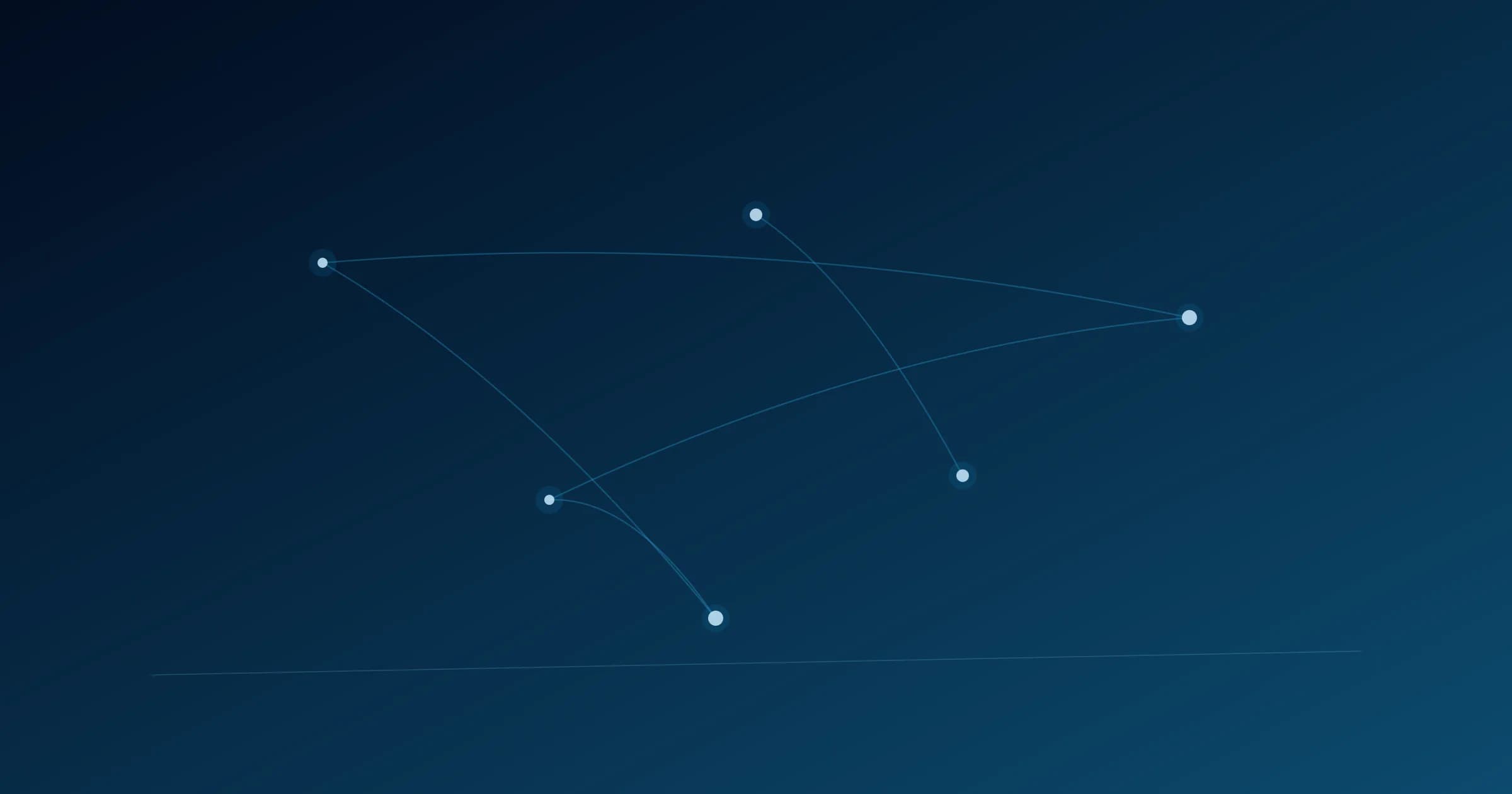 Global logistics network illustration